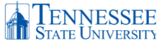 Tennessee State University logo.